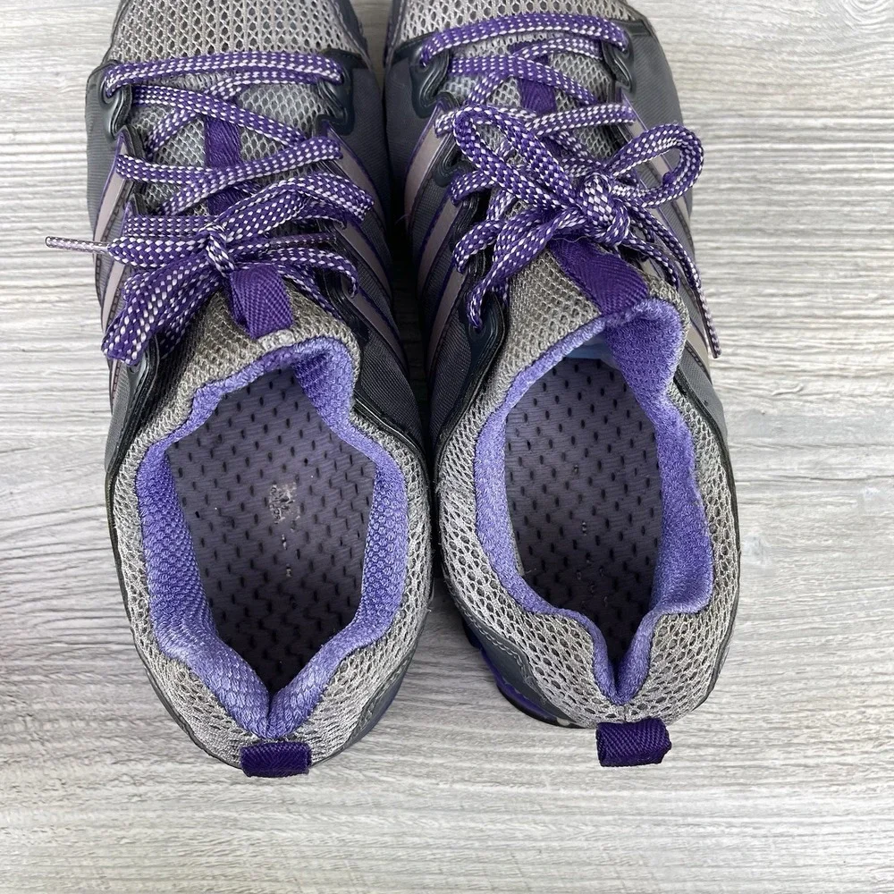 Adidas Climacool Women's Size 9.5 Purple Gray Athletic Running Shoes